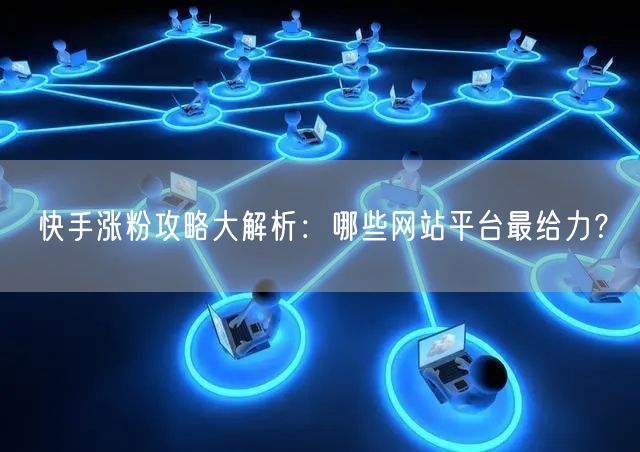 快手涨粉攻略大解析:哪些网站平台最给力?