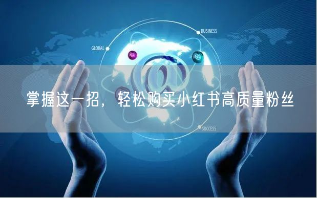 掌握这一招,轻松购买小红书高质量粉丝